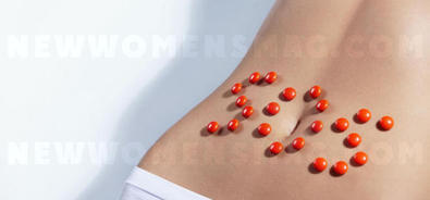 What helps with abdominal pain?